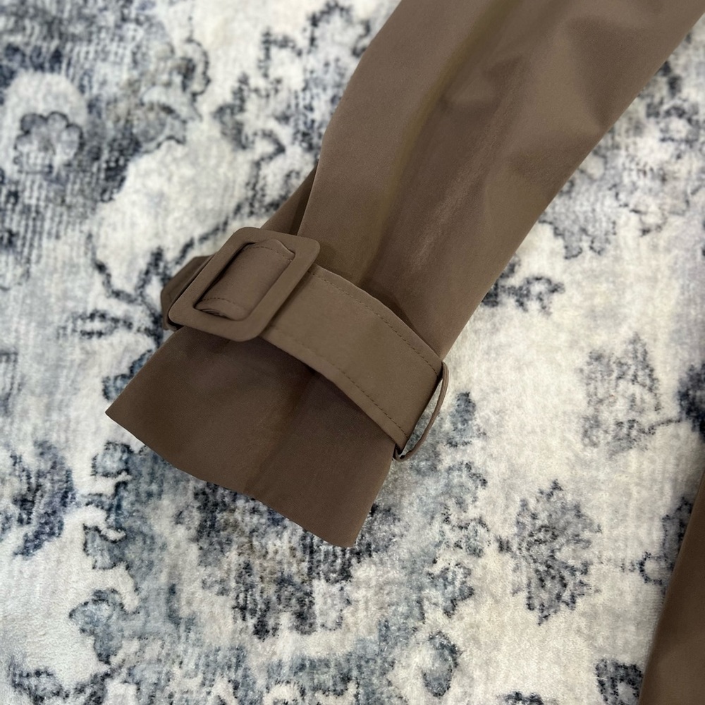 Calvin Klein Women’s Trench Coat with Belt - Picture 2 of 7